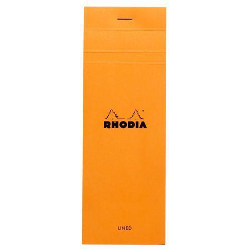 Bloc agrafé orange N 8 7,4x21 cm 80 feuillets 80g thumbnail image 1