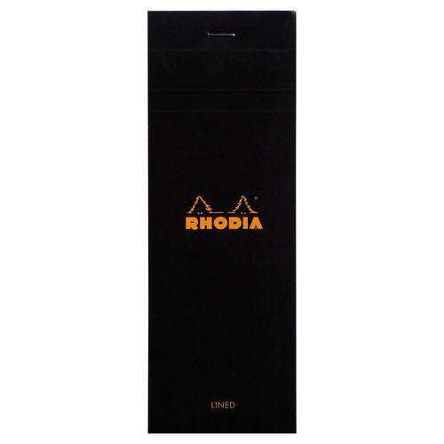 Bloc agrafé noir N 8 7,4x21 cm 80 feuillets 80g thumbnail image 1