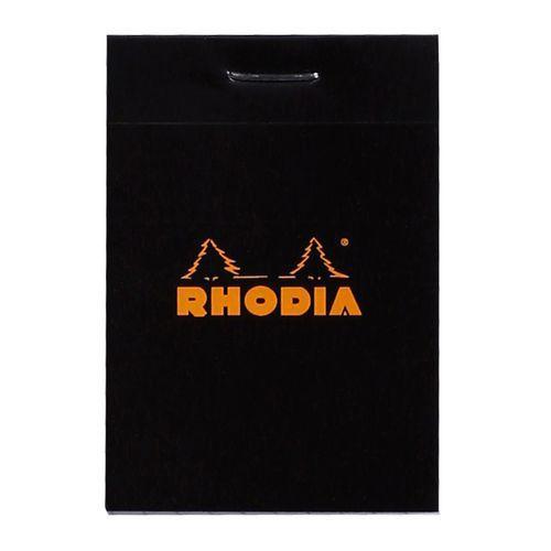 Bloc agrafé noir N 10 5,2x7,5 cm 80 feuillets 5x5 80g thumbnail image 1