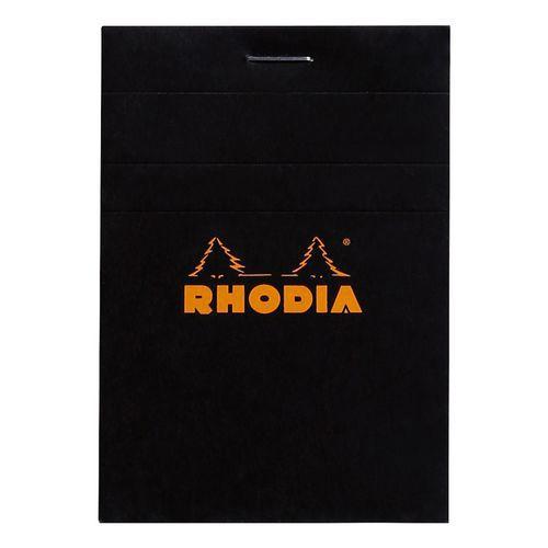 Bloc agrafé noir N 11 7,4x10,5 cm 80 feuillets 5x5 80g thumbnail image 1