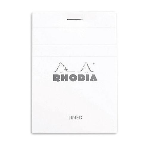 Bloc agrafé blanc ligné - Rhodia thumbnail image 1