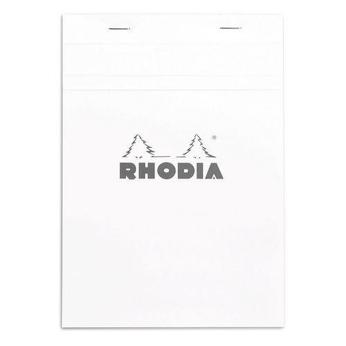 Bloc agrafé blanc N 16 14,8x21 cm 80 feuillets 5x5 80g thumbnail image 1