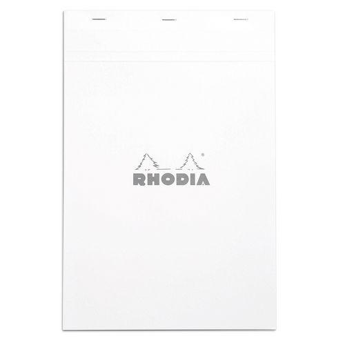 Bloc agrafé blanc N 19 21x31,8 cm 80 feuillets 5x5 80g thumbnail image 1