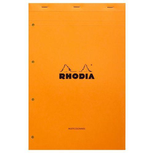 Bloc agrafé orange N 119 audit 21x31,8 cm multicolonnes 80g thumbnail image 1
