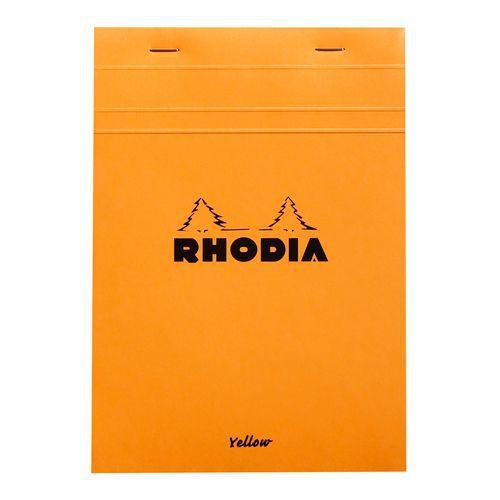 Bloc agrafé orange Yellow N 16 14,8x21 cm 80 feuillets 5x5 thumbnail image 1