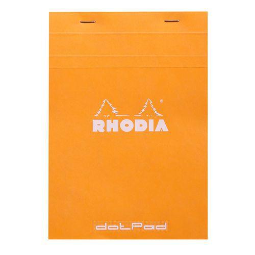 Bloc agrafé orange dotpad N 16 14,8x21 cm 80 feuillets 80g thumbnail image 1