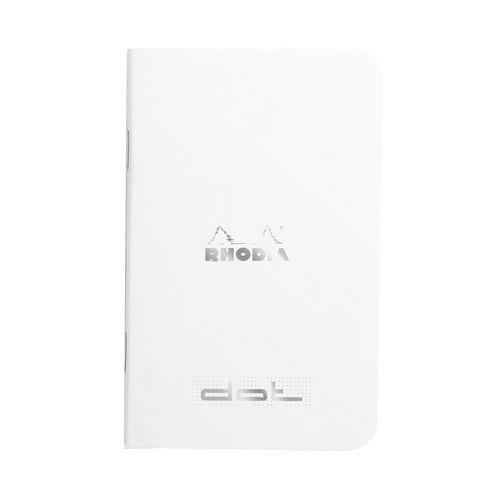 Carnet piqué blanc dot 7,5x12 cm 48p non détachables 80g thumbnail image 1