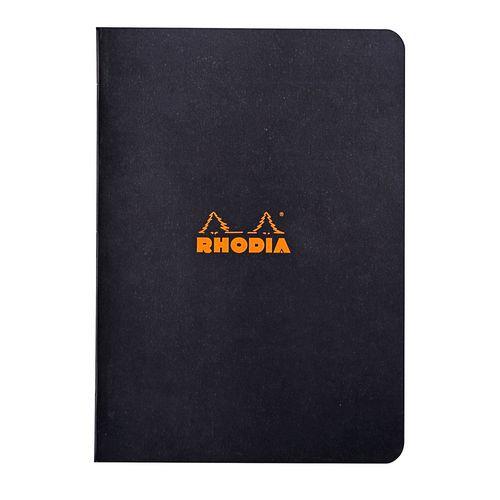 Cahier noir piqué réglure ligné - Rhodia thumbnail image 1