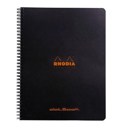 Notebook reliure intégrale noir dot 22,5x29,7 cm 160 pages thumbnail image 1