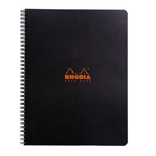 Notebook intégral noir ligné margé cadre en-tête A4+ thumbnail image 1