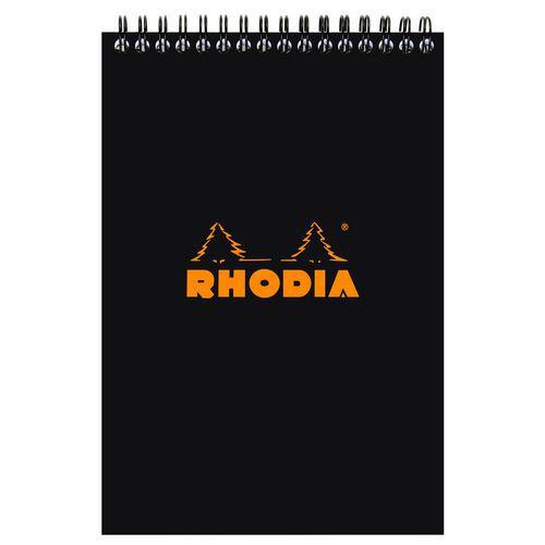 Bloc noir reliure intégrale réglure ligné - Rhodia thumbnail image 1
