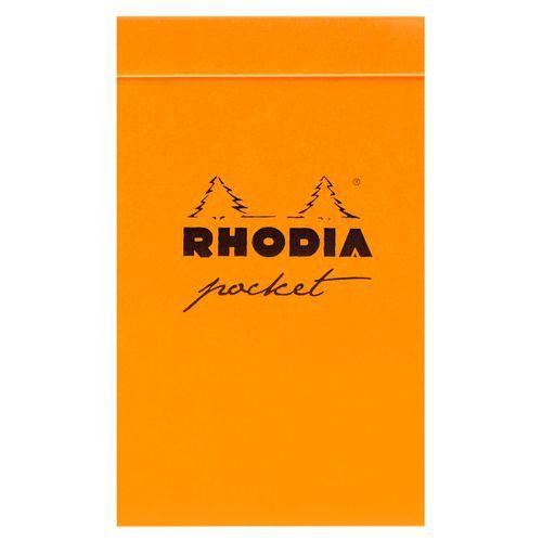 Bloc Pocket orange 7,5x12 cm 40 feuillets 5x5 80g thumbnail image 1