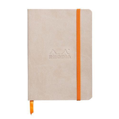 Rhodiarama carnet souple beige A6 144 pages ligné 90g thumbnail image 1