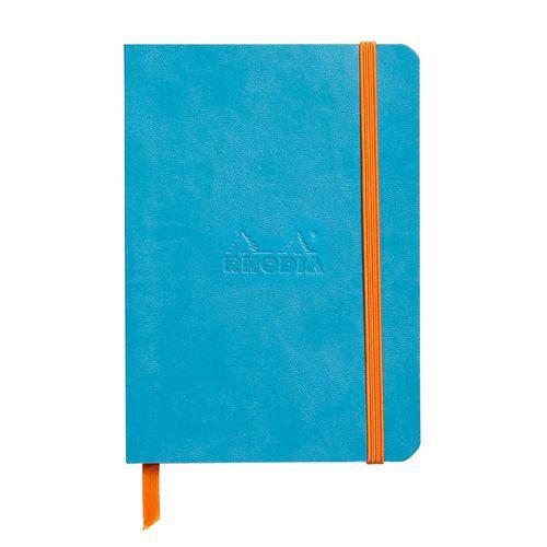 Rhodiarama carnet souple turquoise A6 144 pages ligné 90g thumbnail image 1