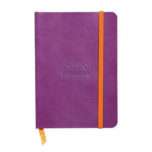 Rhodiarama carnet souple violet A6 144 pages ligné 90g thumbnail image 1