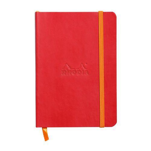 Rhodiarama carnet souple coquelicot A6 144 pages ligné 90g thumbnail image 1