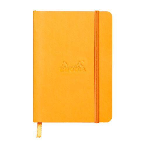 Rhodiarama carnet souple orange A6 144 pages ligné 90g thumbnail image 1