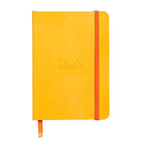 Rhodiarama carnet souple jonquille A6 144 pages ligné 90g thumbnail image 1