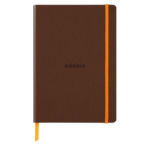 Rhodiarama carnet souple bronze A5 160 pages ligné 90g thumbnail image 1