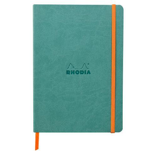 Rhodiarama carnet souple couleur eau A5 160 pages ligné 90g thumbnail image 1