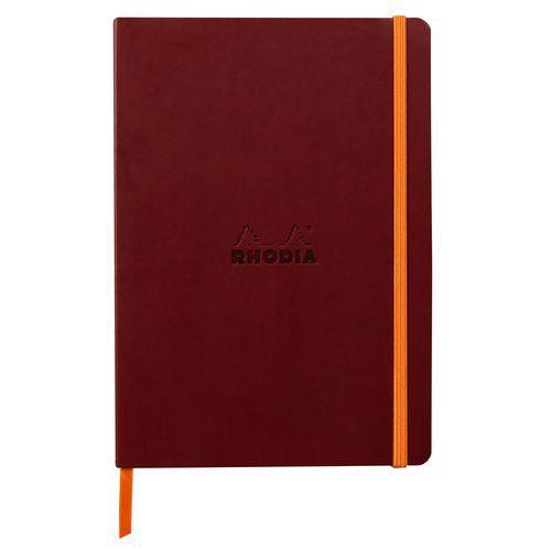 Rhodiarama carnet souple lie de vin A5 160 pages ligné 90g thumbnail image 1