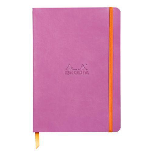 Rhodiarama carnet souple lilas A5 160 pages ligné 90g thumbnail image 1