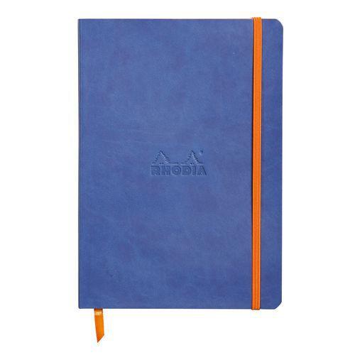 Rhodiarama carnet souple saphir A5 160 pages ligné 90g thumbnail image 1