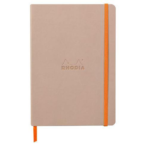 Rhodiarama carnet souple touche de rose A5 160pages ligné thumbnail image 1