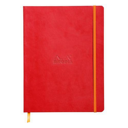 Rhodiarama carnet souple coquelicot 19x25cm 160pages dot 90g thumbnail image 1