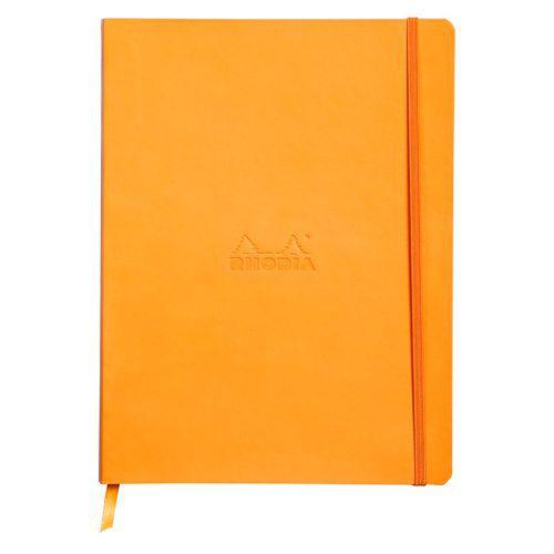 Rhodiarama carnet souple orange 19x25 cm 160 pages dot 90g thumbnail image 1