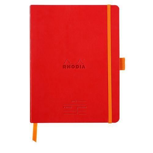 Carnet meeting coquelicot A5+ élastique + porte-stylo thumbnail image 1
