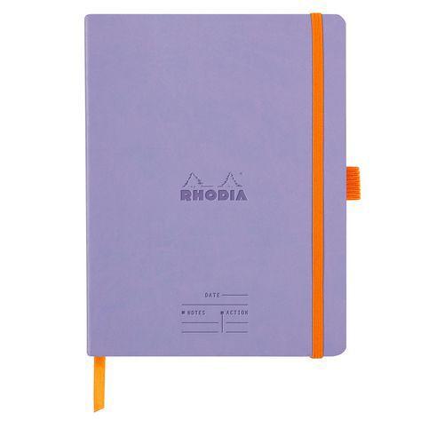 Carnet meeting iris A5+ 160 pages élastique + porte-stylo thumbnail image 1