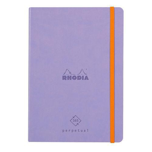 Carnet perpétuel iris A5 coins microperforés + élastique thumbnail image 1