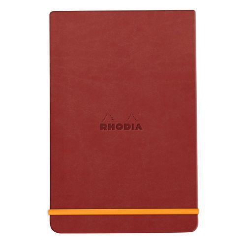 Rhodiarama Webnotepad rigide nacarat A6 ligné + élastique thumbnail image 1