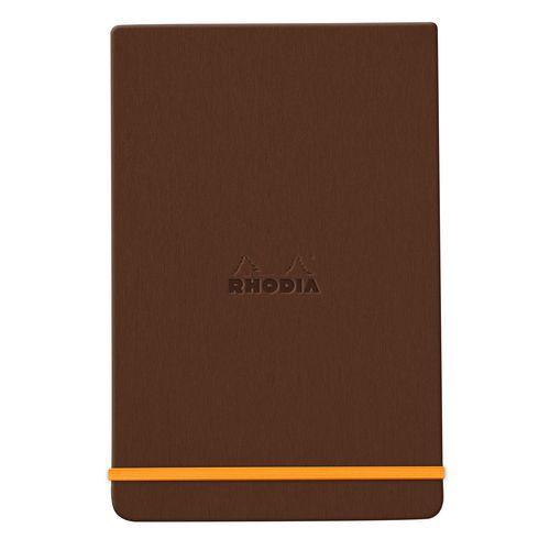 Rhodiarama Webnotepad rigide bronze A5 ligné + élastique thumbnail image 1