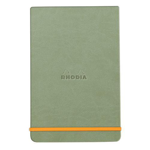 Rhodiarama Webnotepad rigide céladon A5 ligné + élastique thumbnail image 1