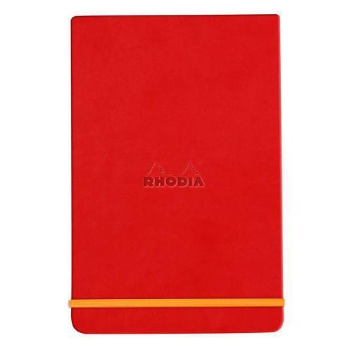Rhodiarama Webnotepad rigide coquelicot A5 ligné + élastique thumbnail image 1