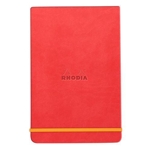 Rhodiarama Webnotepad rigide corail A5 ligné + élastique thumbnail image 1