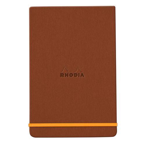 Rhodiarama Webnotepad rigide cuivre A5 ligné + élastique thumbnail image 1