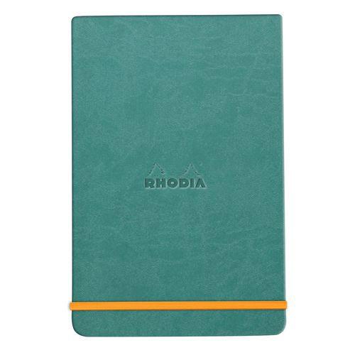 Rhodiarama Webnotepad rigide eau A5 ligné + élastique thumbnail image 1