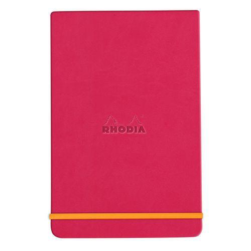 Rhodiarama Webnotepad rigide framboise A5 ligné + élastique thumbnail image 1