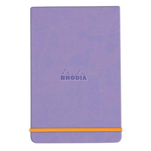 Rhodiarama Webnotepad rigide iris A5 ligné + élastique thumbnail image 1