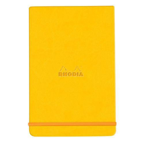 Rhodiarama Webnotepad rigide jonquille A5 ligné + élastique thumbnail image 1