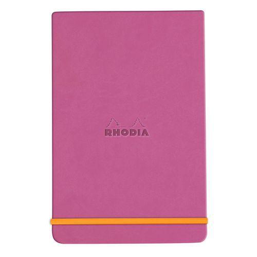 Rhodiarama Webnotepad rigide lilas A5 ligné + élastique thumbnail image 1