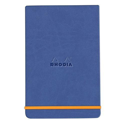 Rhodiarama Webnotepad rigide saphir A5 ligné + élastique thumbnail image 1