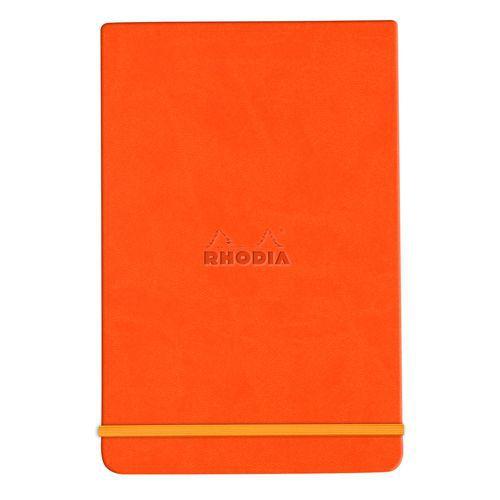 Rhodiarama Webnotepad rigide tangerine A5 ligné + élastique thumbnail image 1