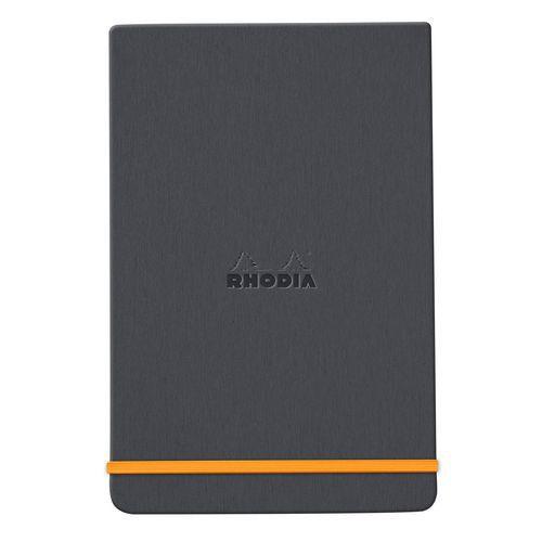 Rhodiarama Webnotepad rigide titane A5 ligné + élastique thumbnail image 1