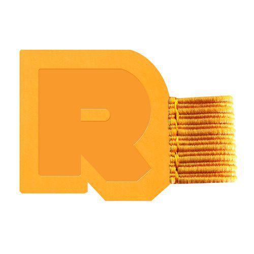 Porte-stylo autoadhésif orange pour blocs carnets et agendas thumbnail image 1