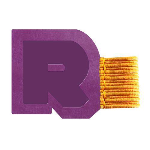 Porte-stylo autoadhésif violet pour blocs carnets et agendas thumbnail image 1