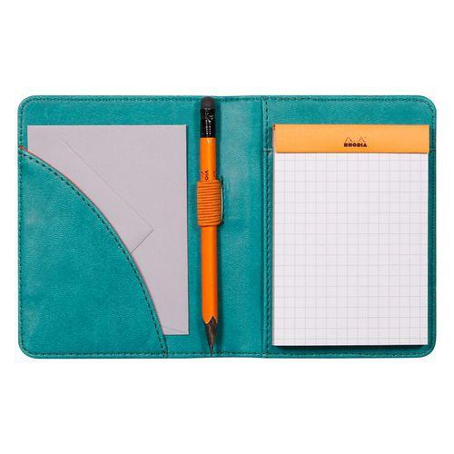 Livret porte-bloc n 11 paon pour bloc ou carnet format A7 thumbnail image 1